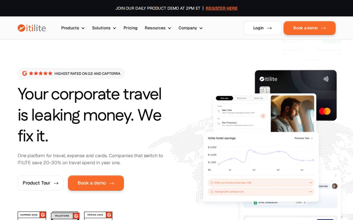 Itilite website preview