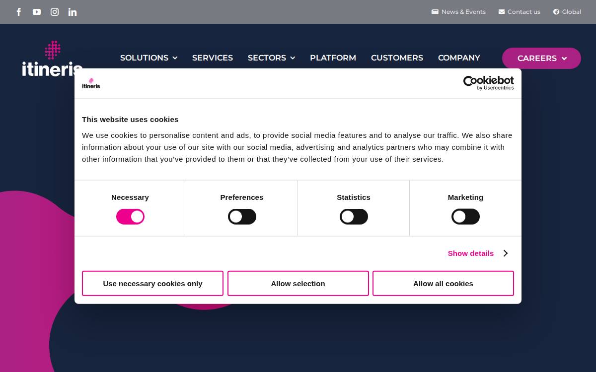 Itineris website preview