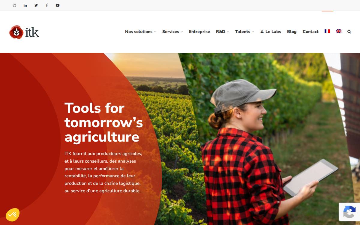 ITK website preview