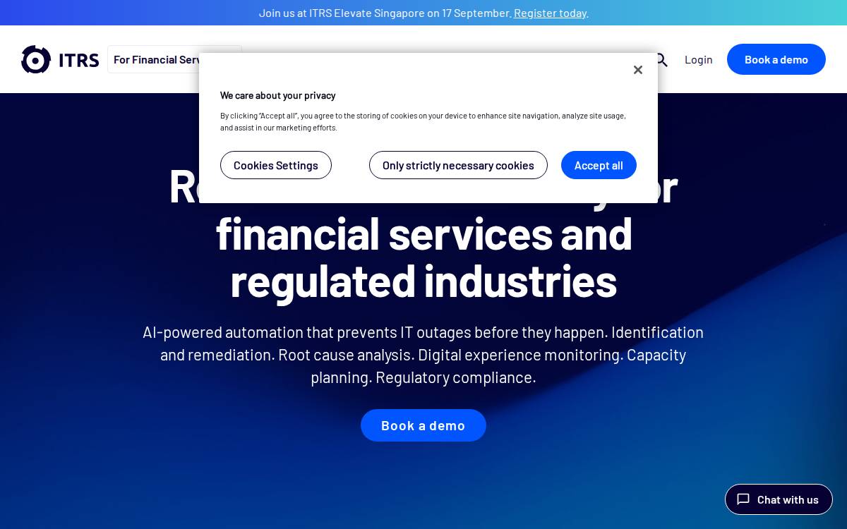 ITRS website preview