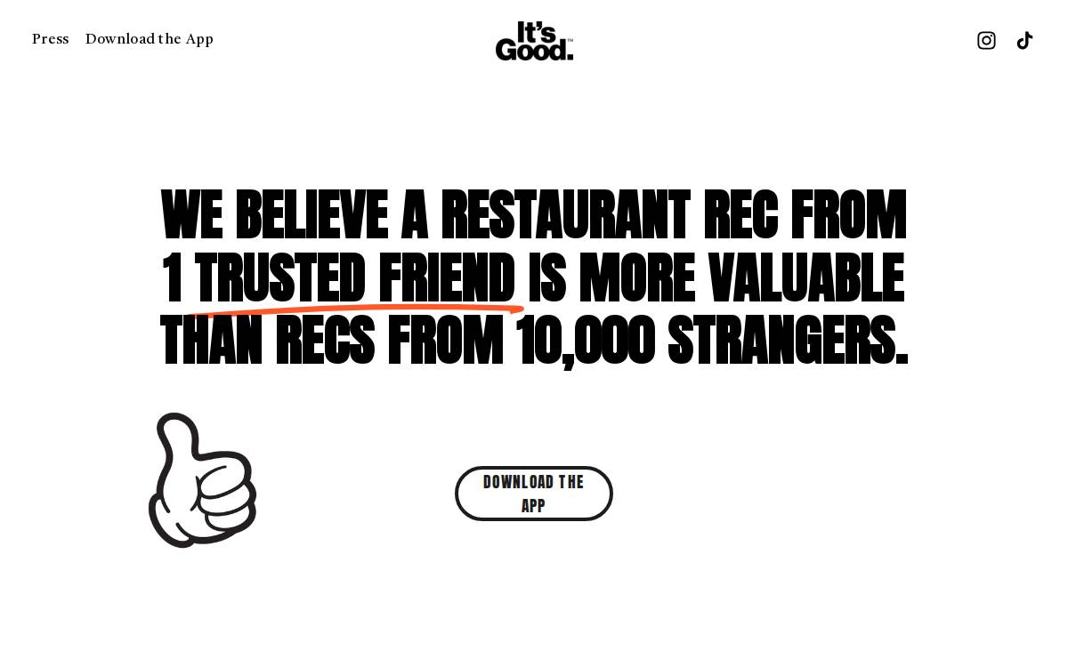 Itsgood website preview