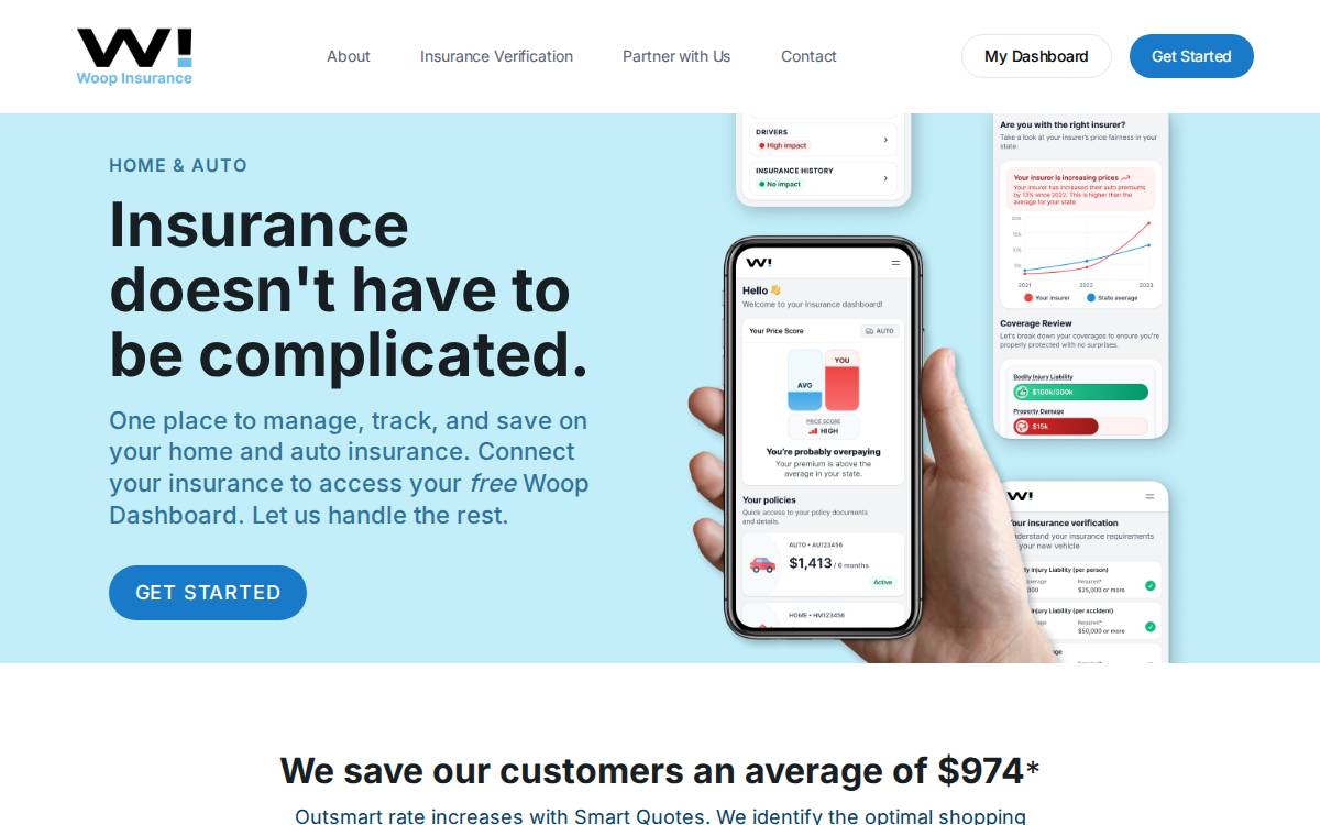 ItsWoop website preview