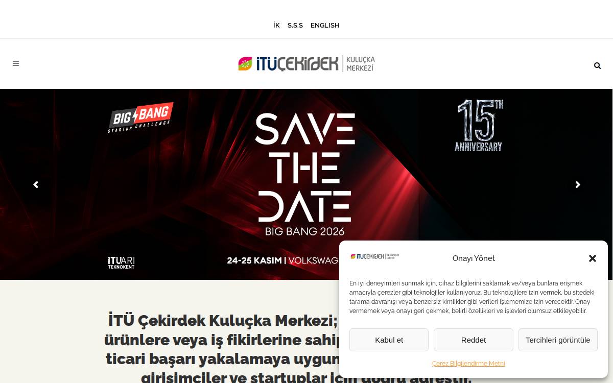 İTÜ Çekirdek website preview