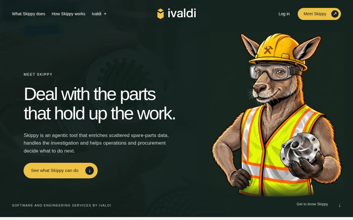 Ivaldi website preview