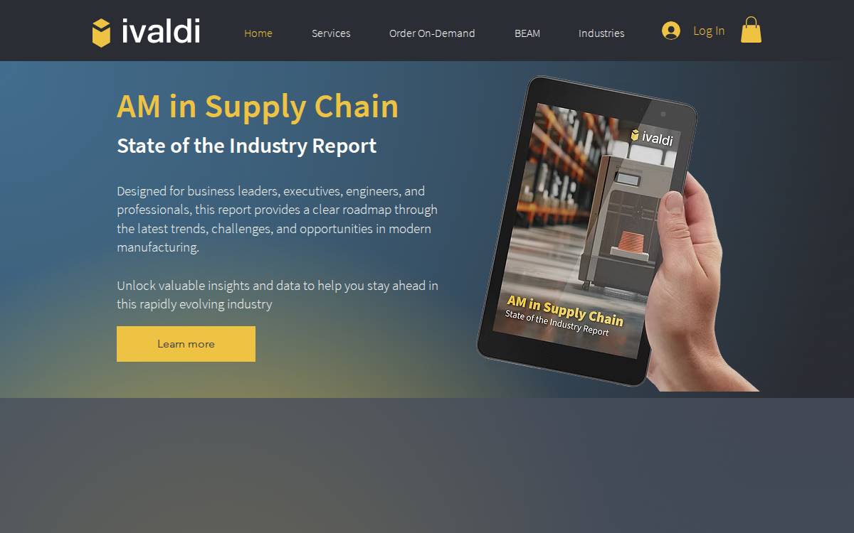 Ivaldi website preview