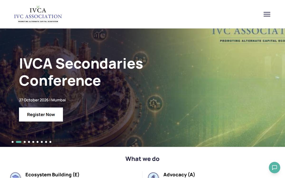 Ivca website preview