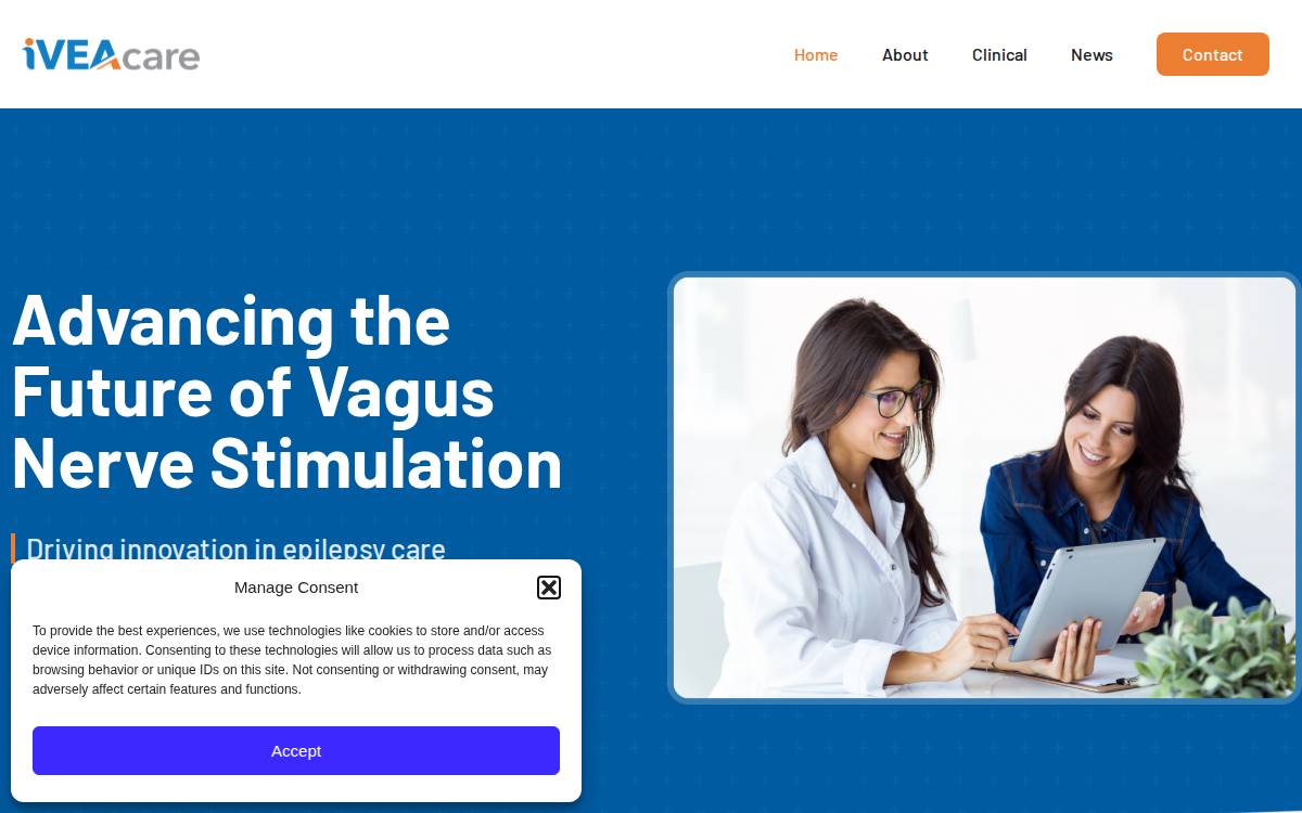 Iveacare website preview