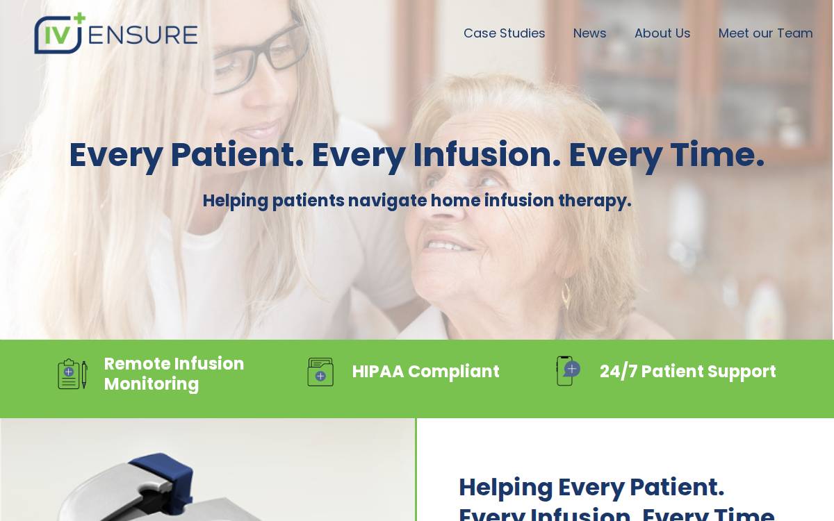 Ivensure website preview