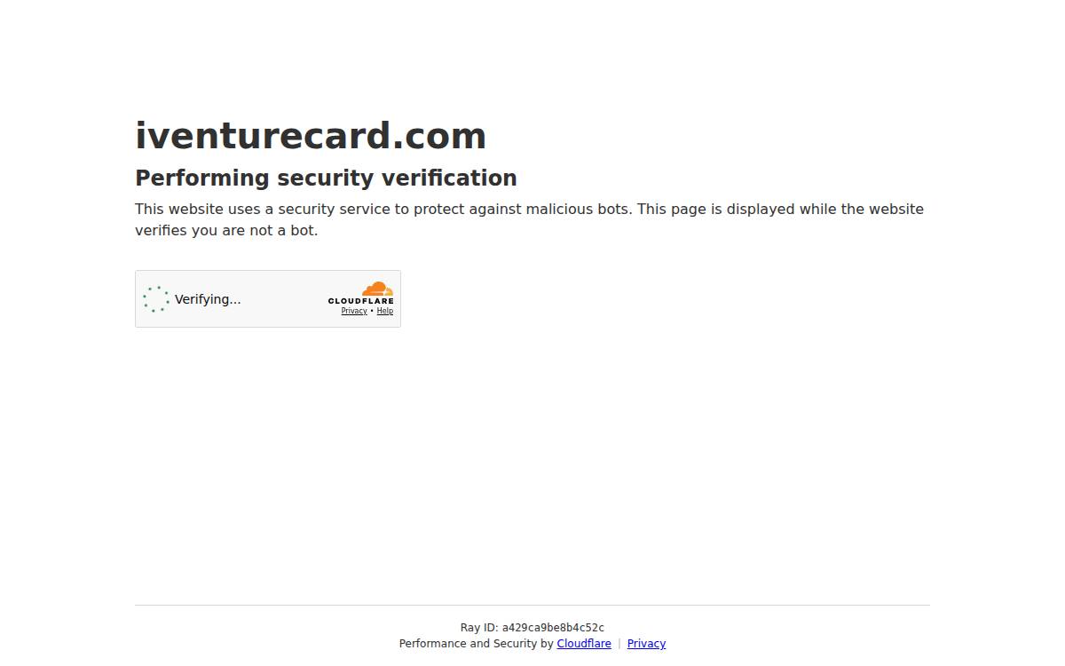 Iventurecard website preview