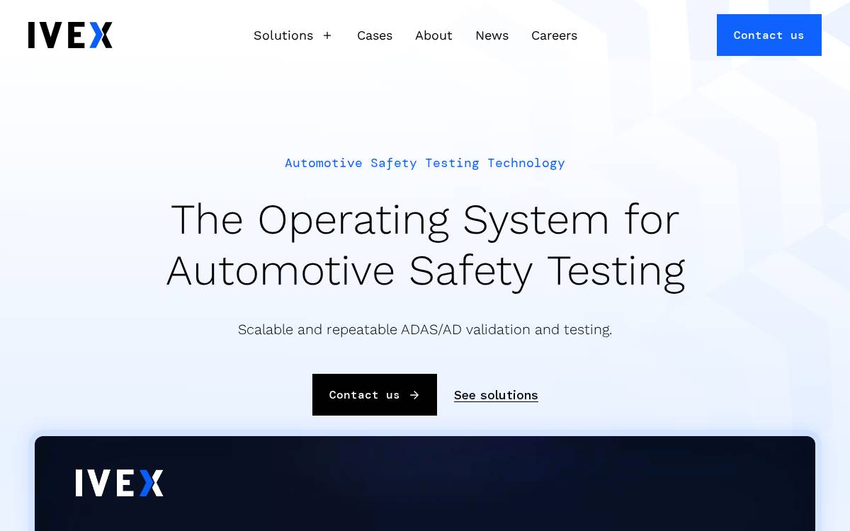 IVEX website preview