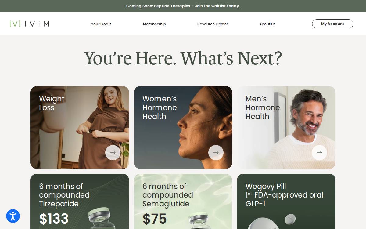 Ivím Health website preview