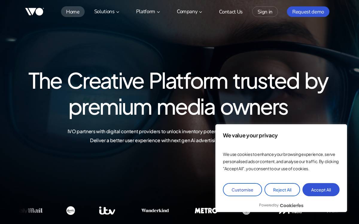 IVO website preview