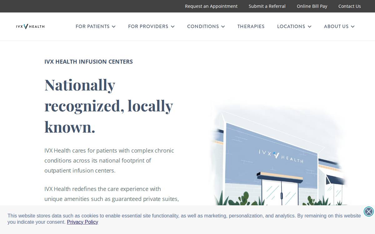 IVX Health website preview