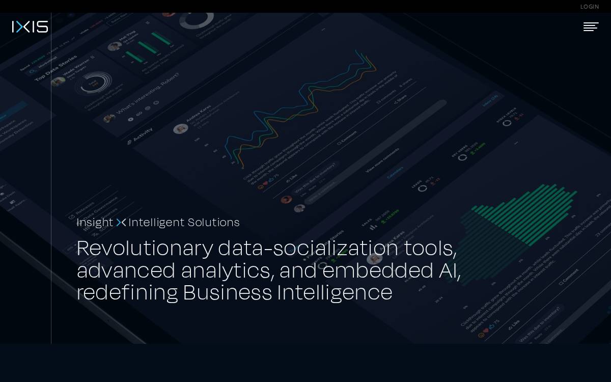 IXIS Digital website preview