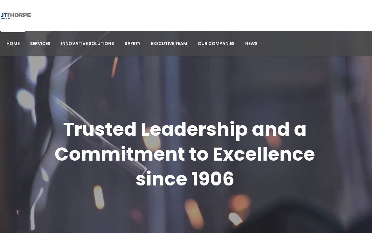 J T Thorpe website preview