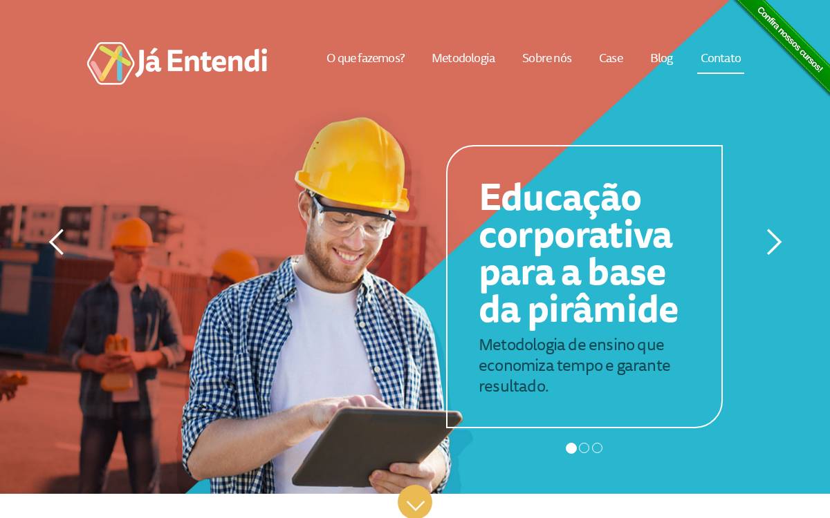 Já Entendi website preview