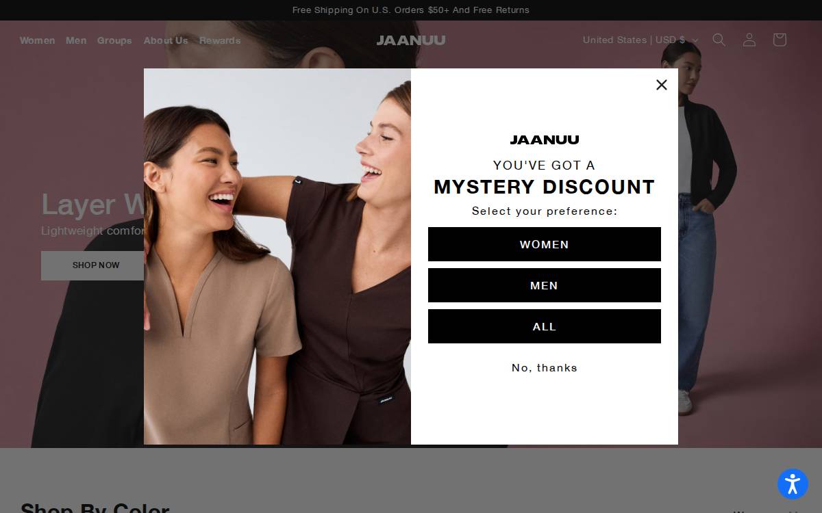 Jaanuu website preview