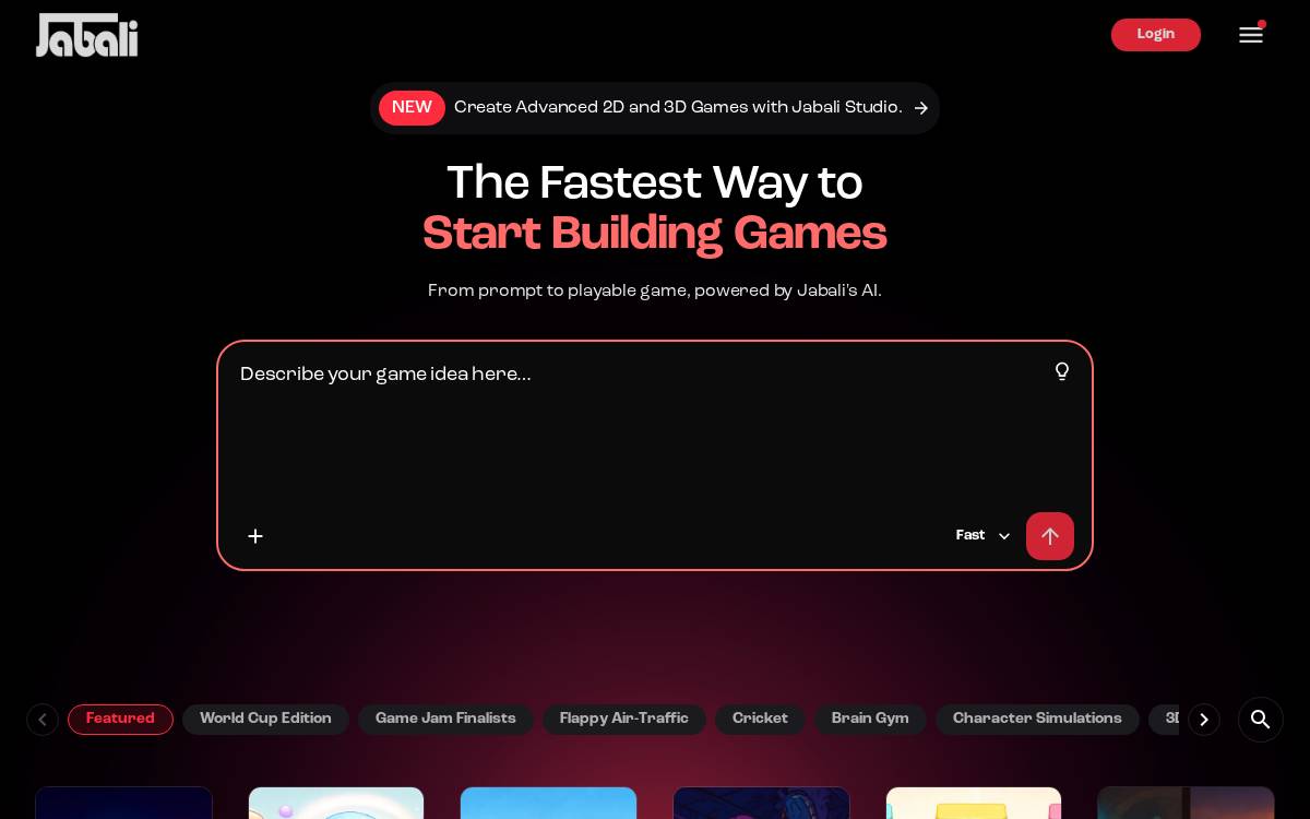 Jabali AI website preview
