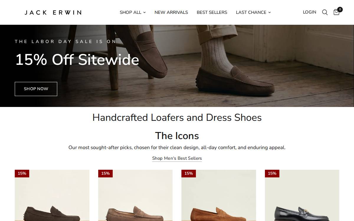 Jack Erwin website preview