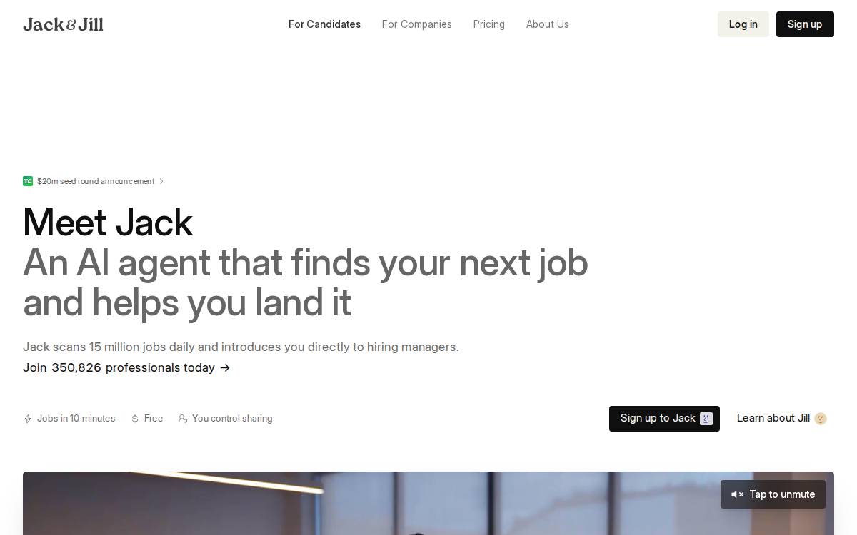 Jack & Jill website preview
