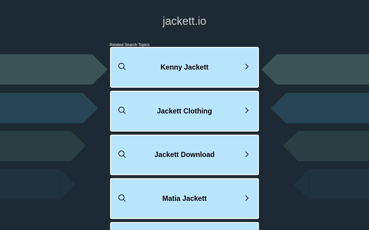 Jackett website preview