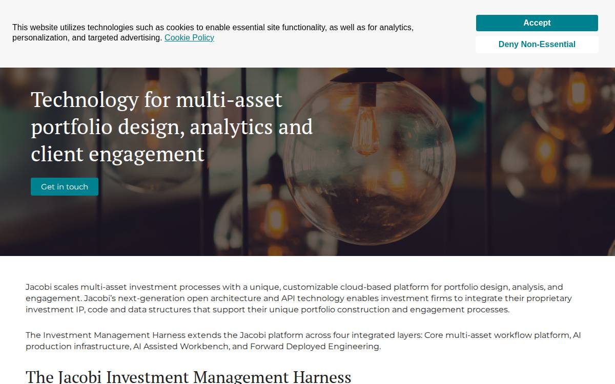 Jacobi website preview