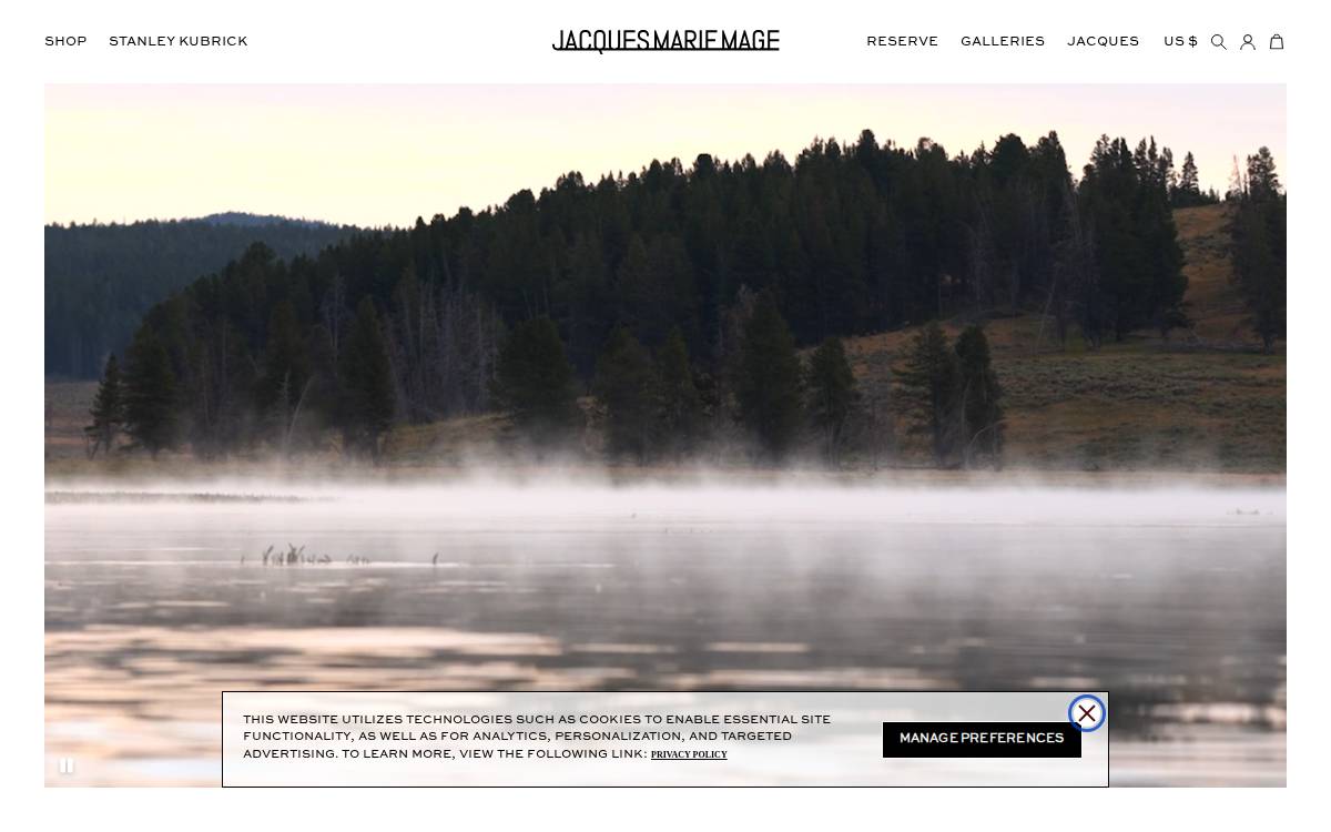 JacquesMarieMage website preview