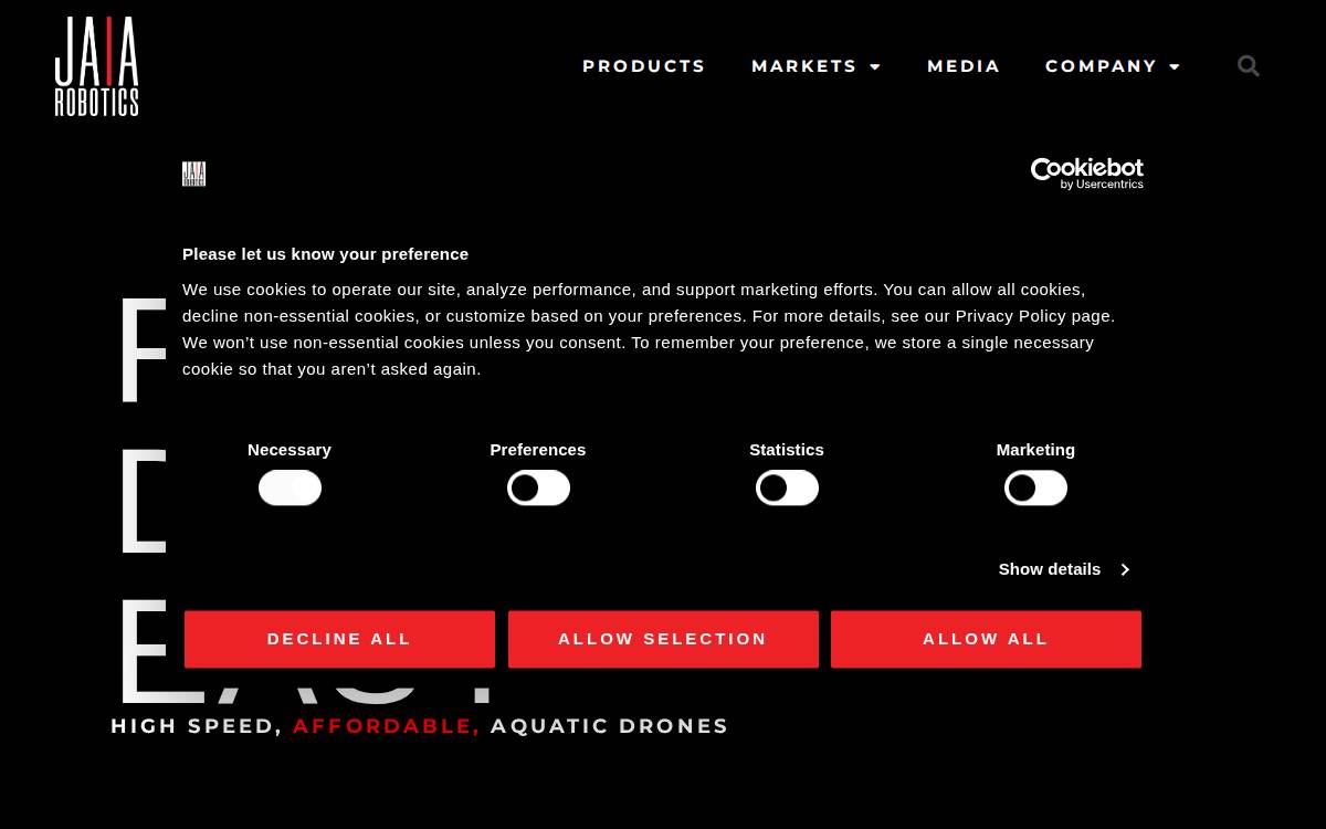 Jaia website preview