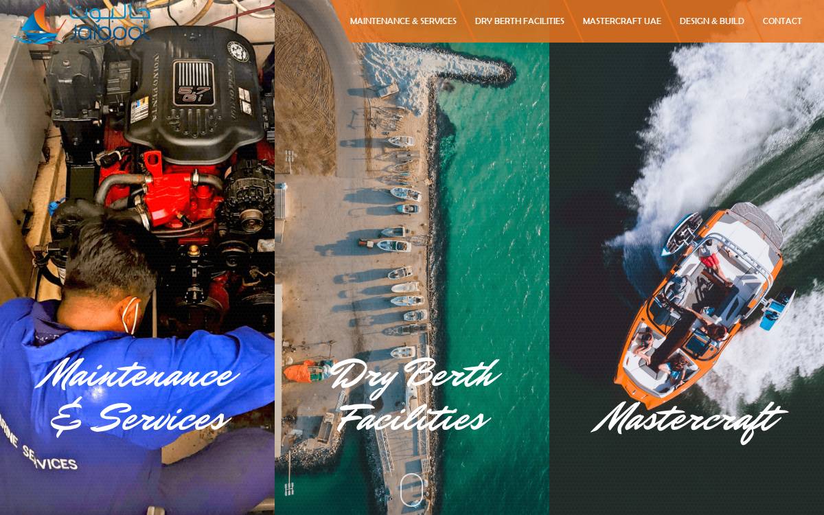Jalboot Holdings website preview