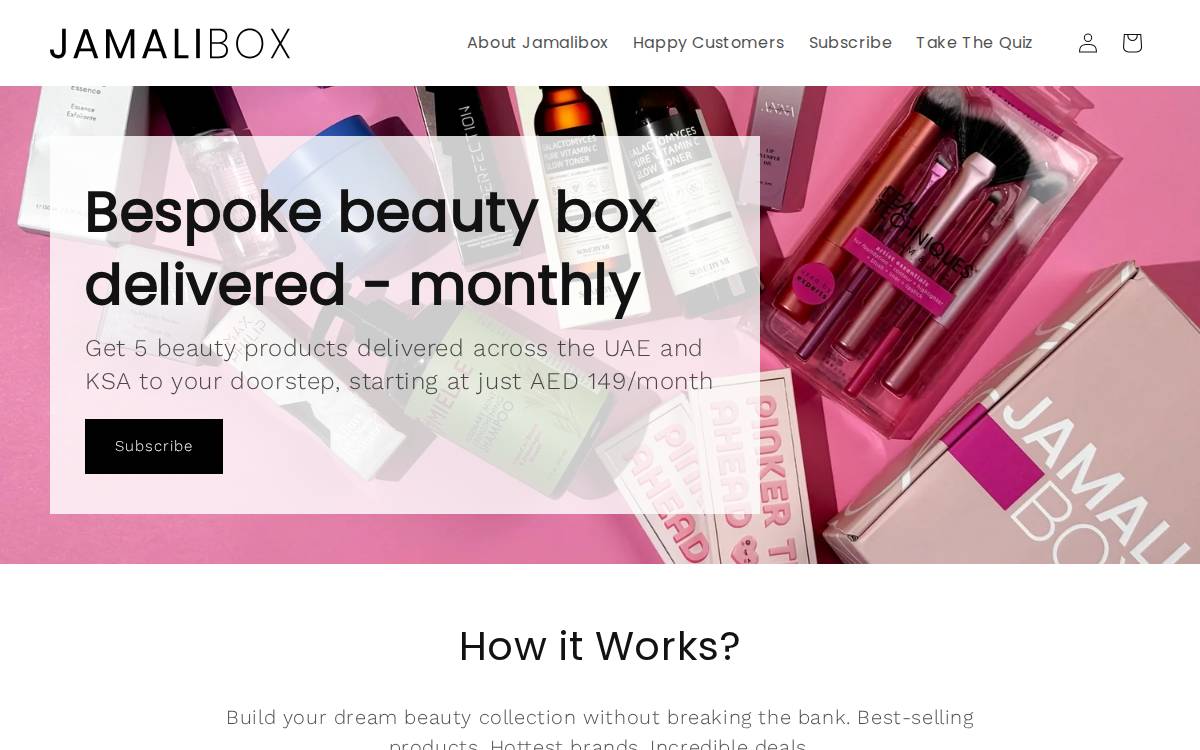 JamaliBox website preview