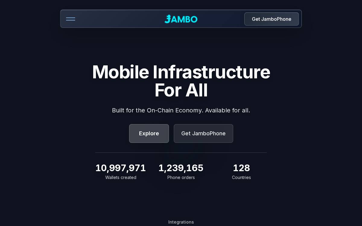 Jambo website preview