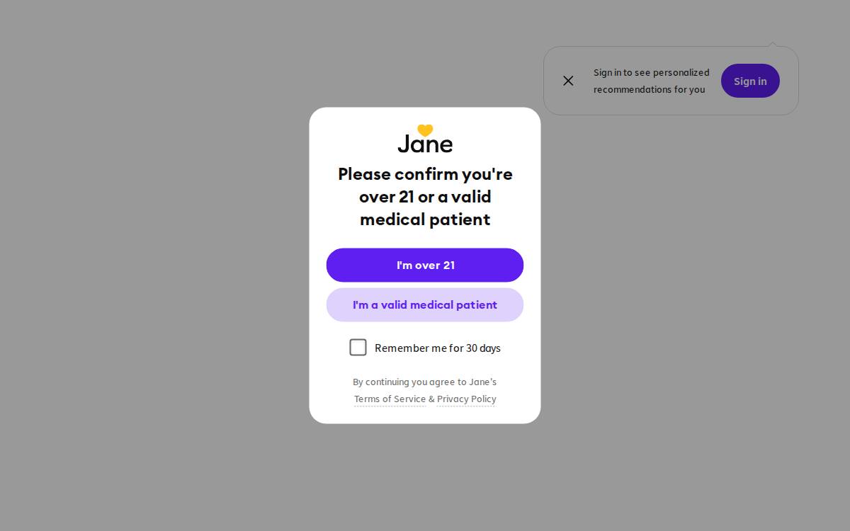 Jane Technologies website preview