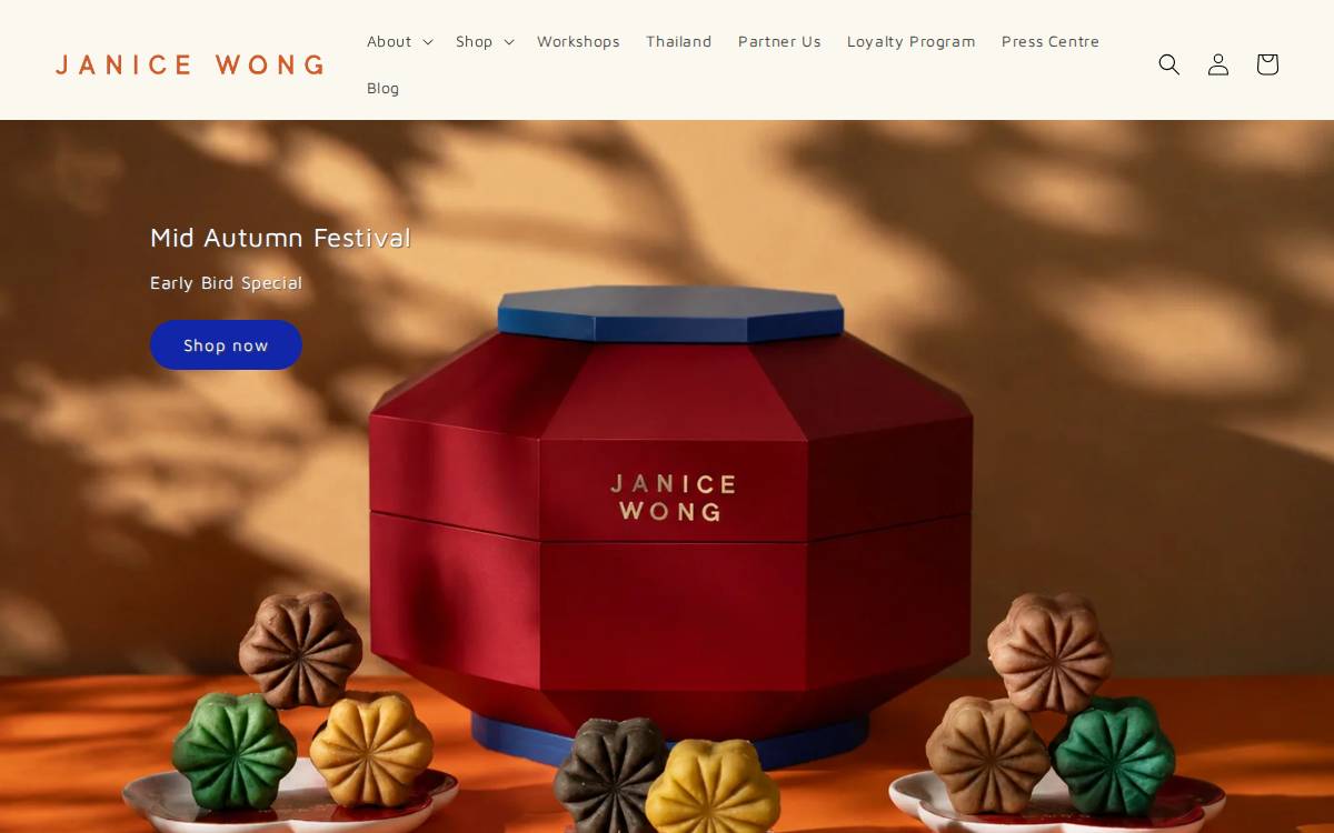 Janice Wong website preview