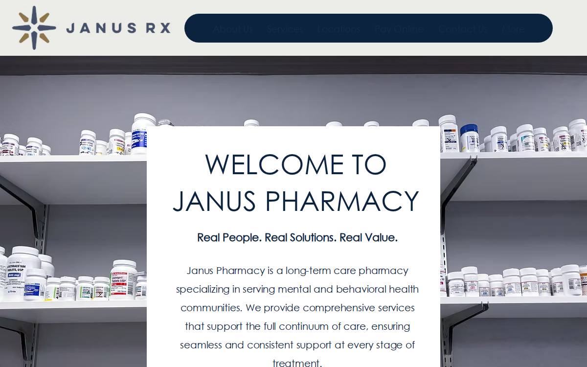 Januspharmacy website preview