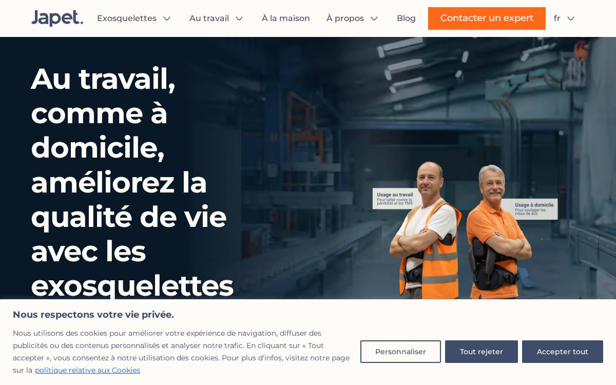 Japet website preview