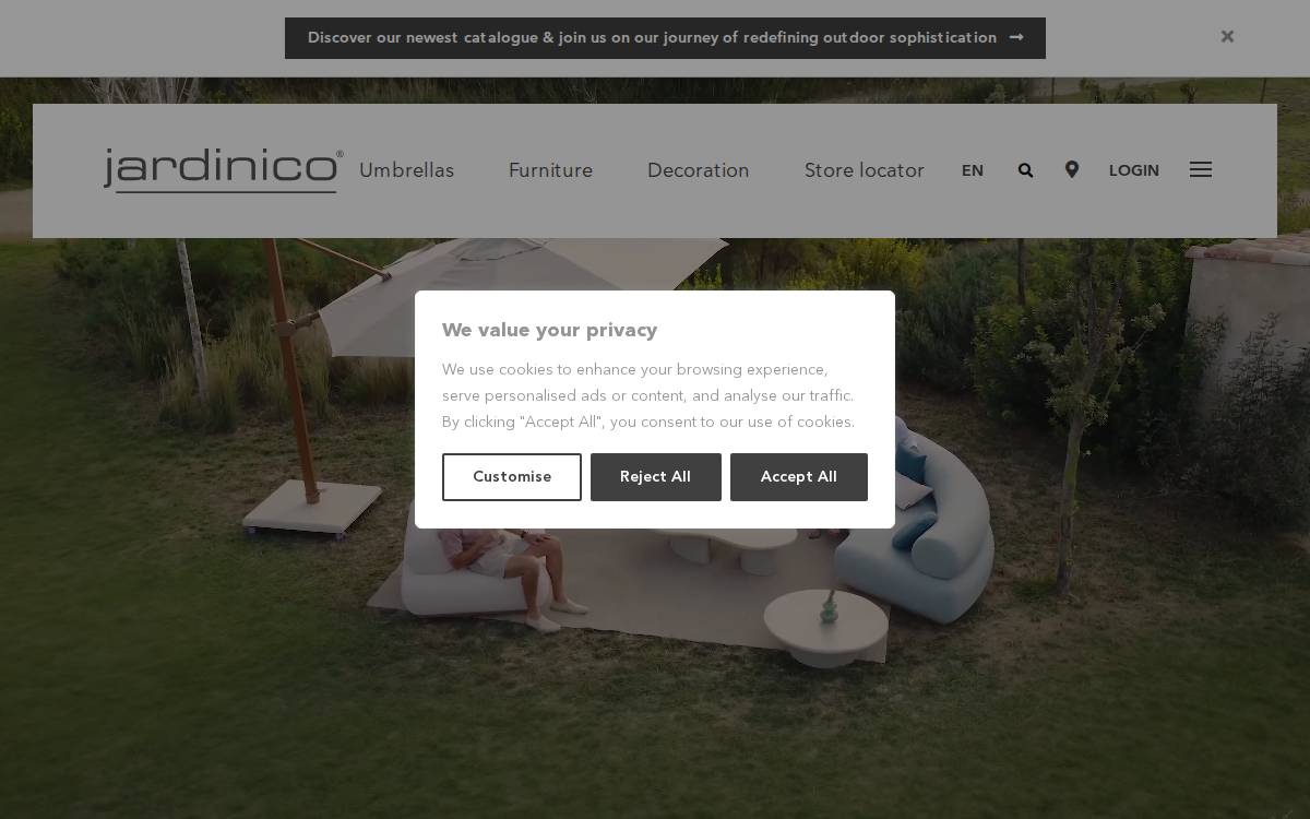 Jardinico website preview