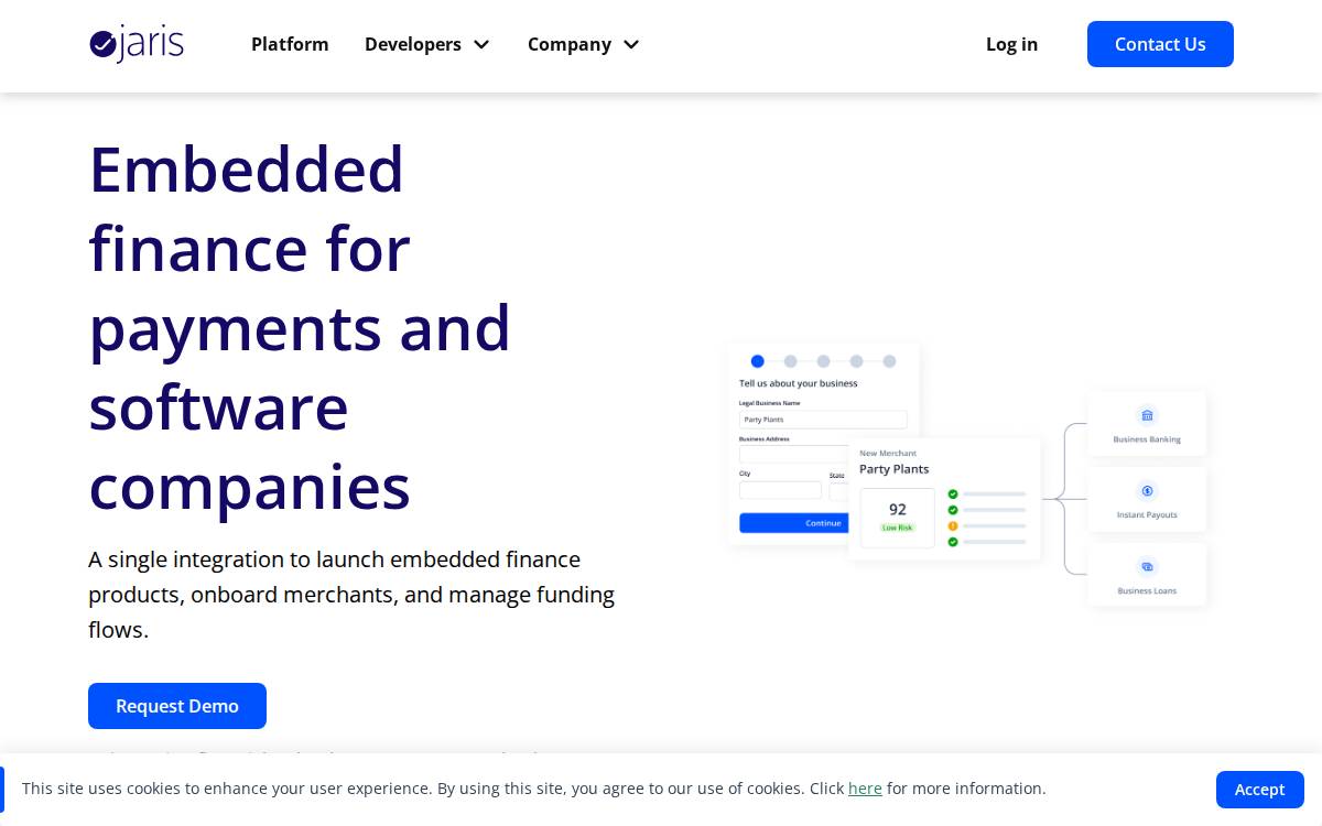 Jaris website preview