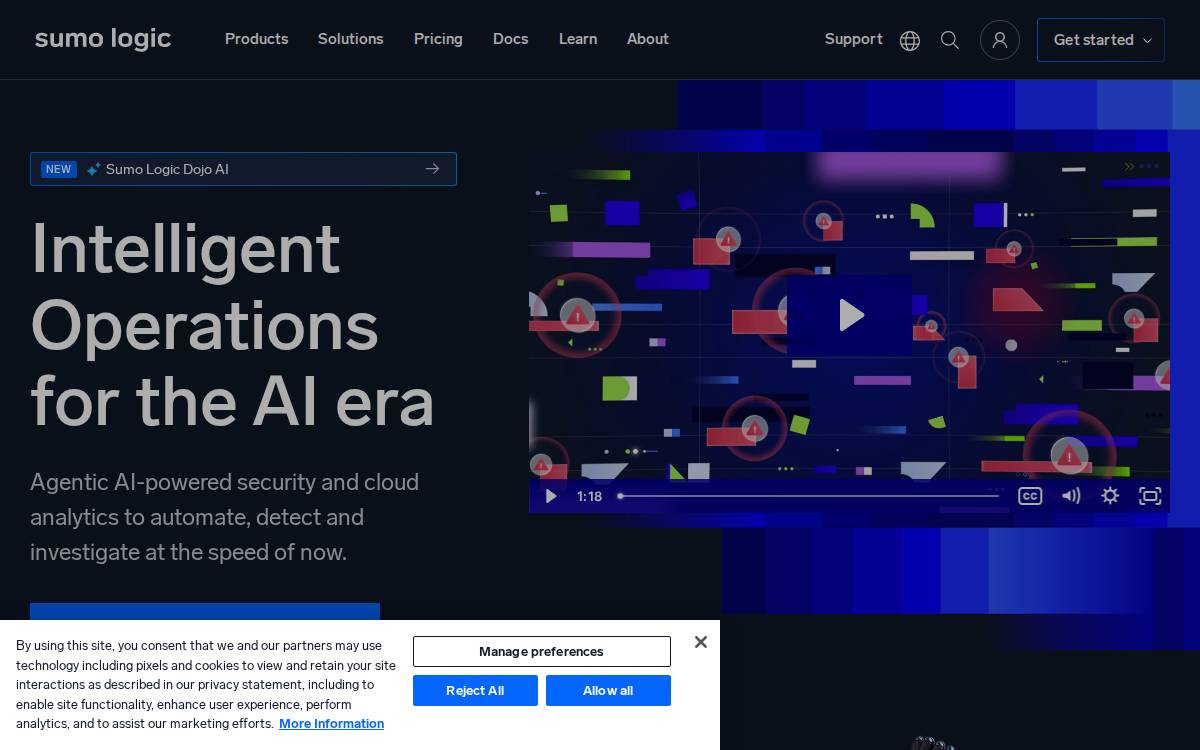 JASK Autonomous Security Platform website preview