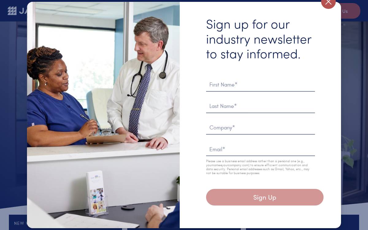 Javara Research website preview