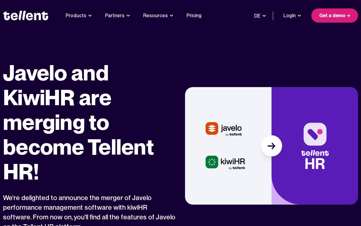 Javelo website preview