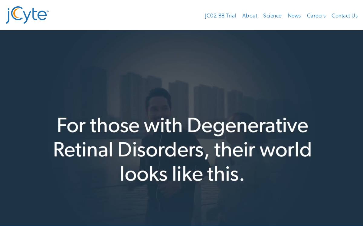 jCyte website preview