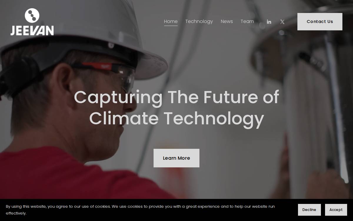 Jeevan Technology website preview