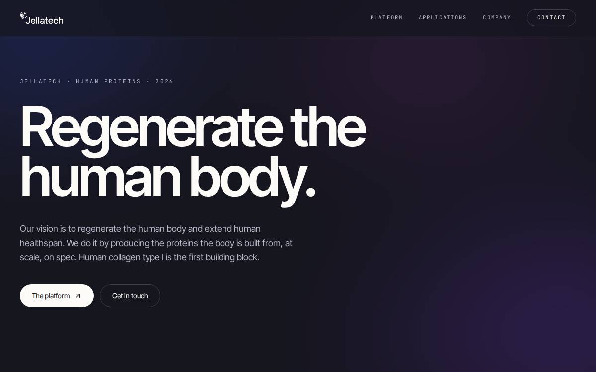 Jellatech website preview