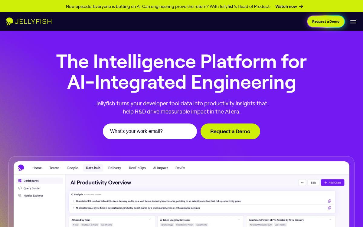 Jellyfish website preview