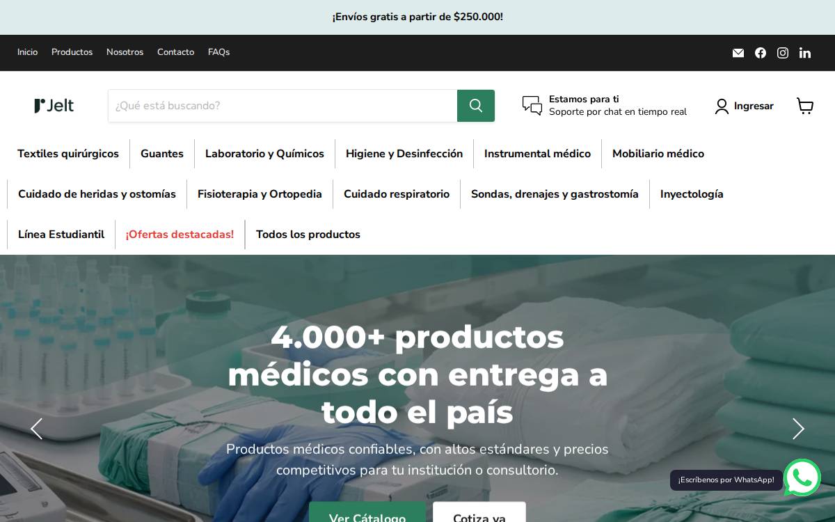 Jelt website preview
