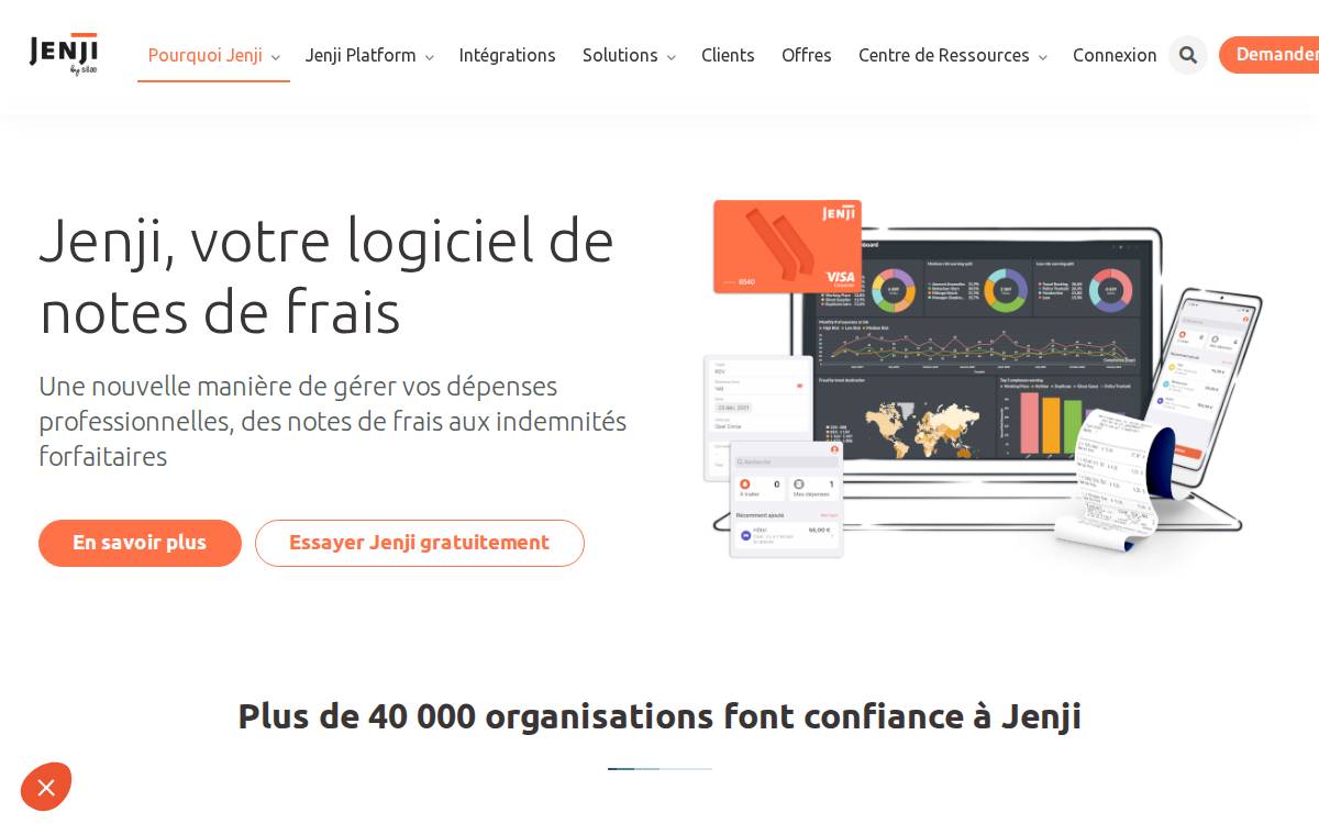 Jenji website preview