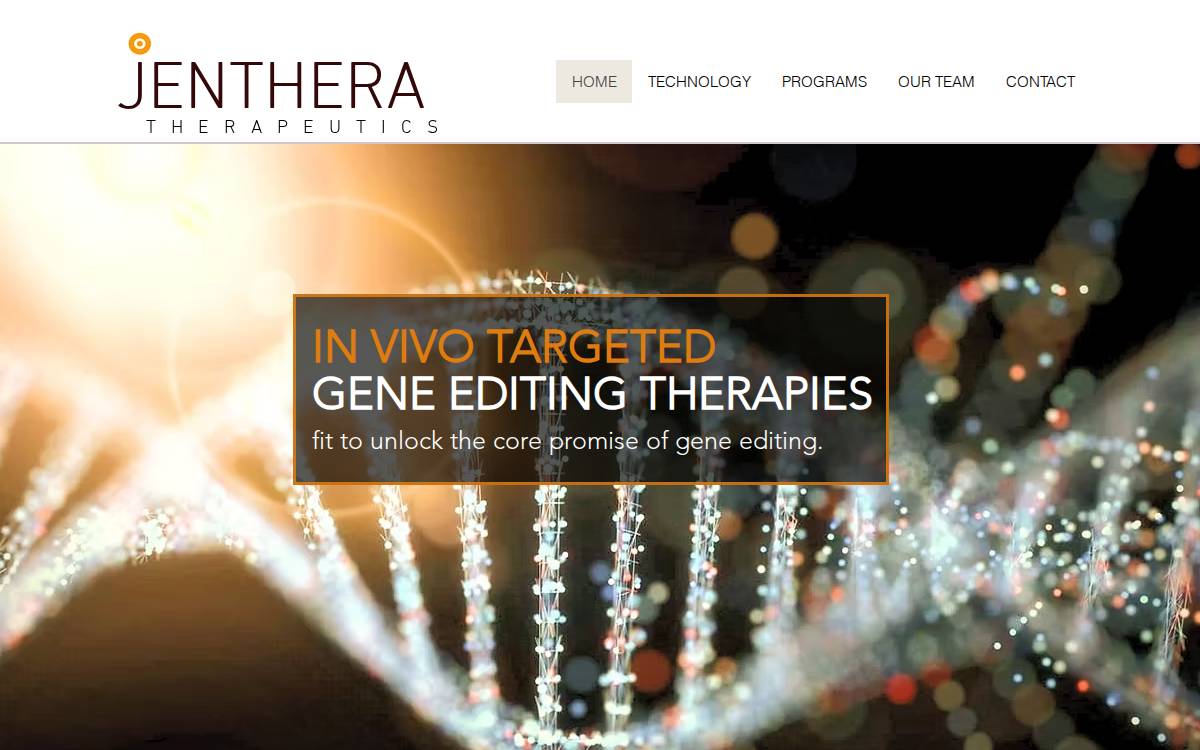 Jenthera website preview