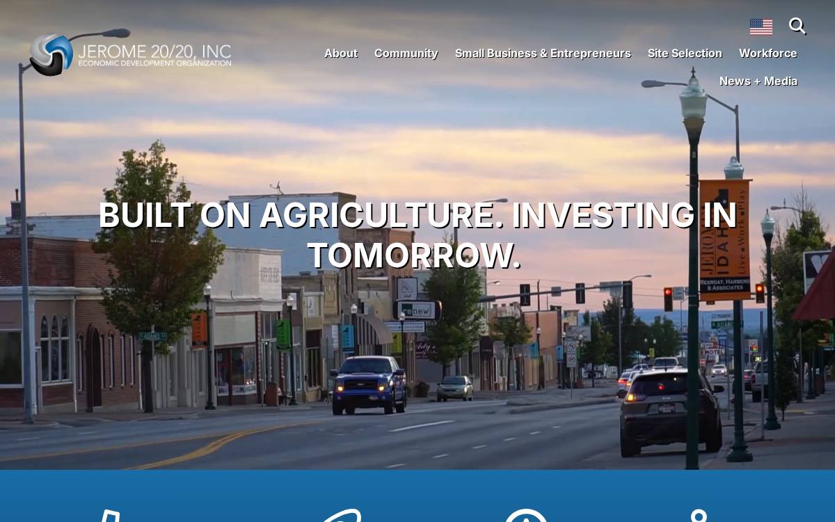 Jerome 20/20 website preview