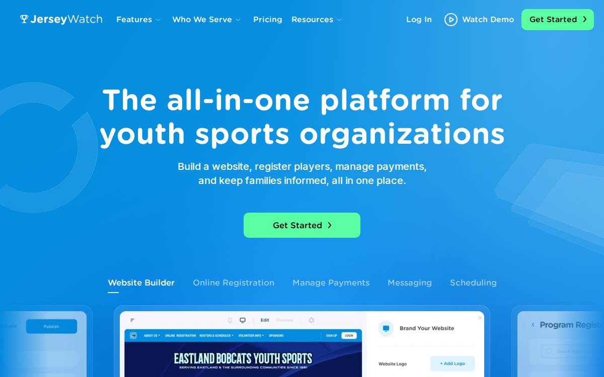 Jersey Watch website preview