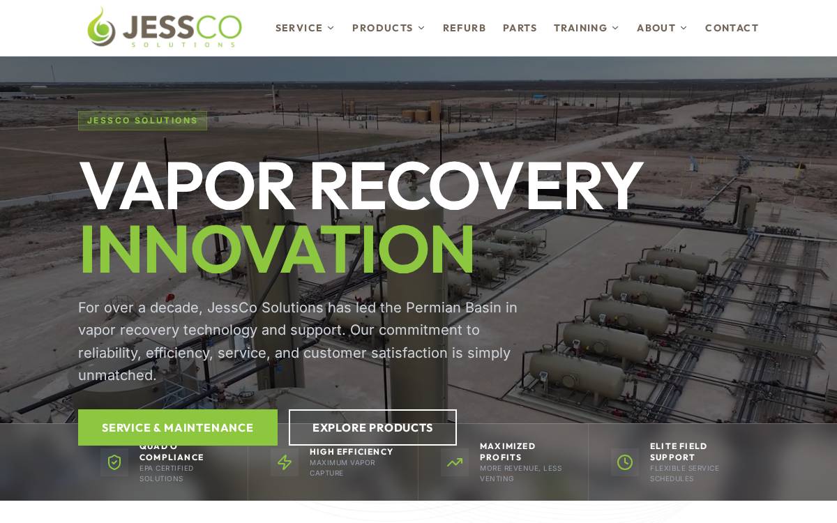 JessCo Solutions website preview